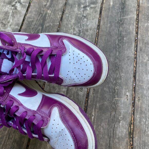 2024 Nike Dunk Low Viotech White Purple Size 6.5 - Picture 7 of 9